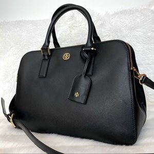 NEW✨Tory Burch Black Leather Leather Satchel